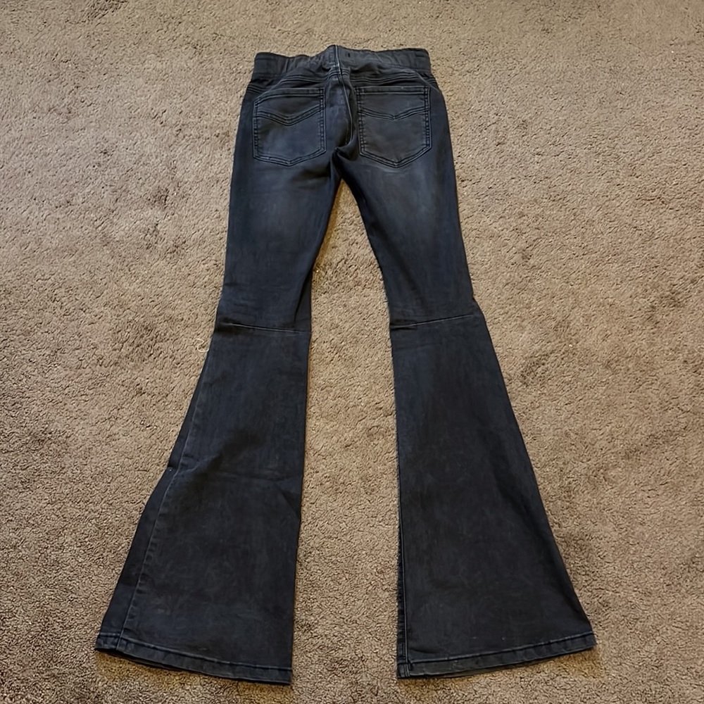 Free People Black Flare Jeans